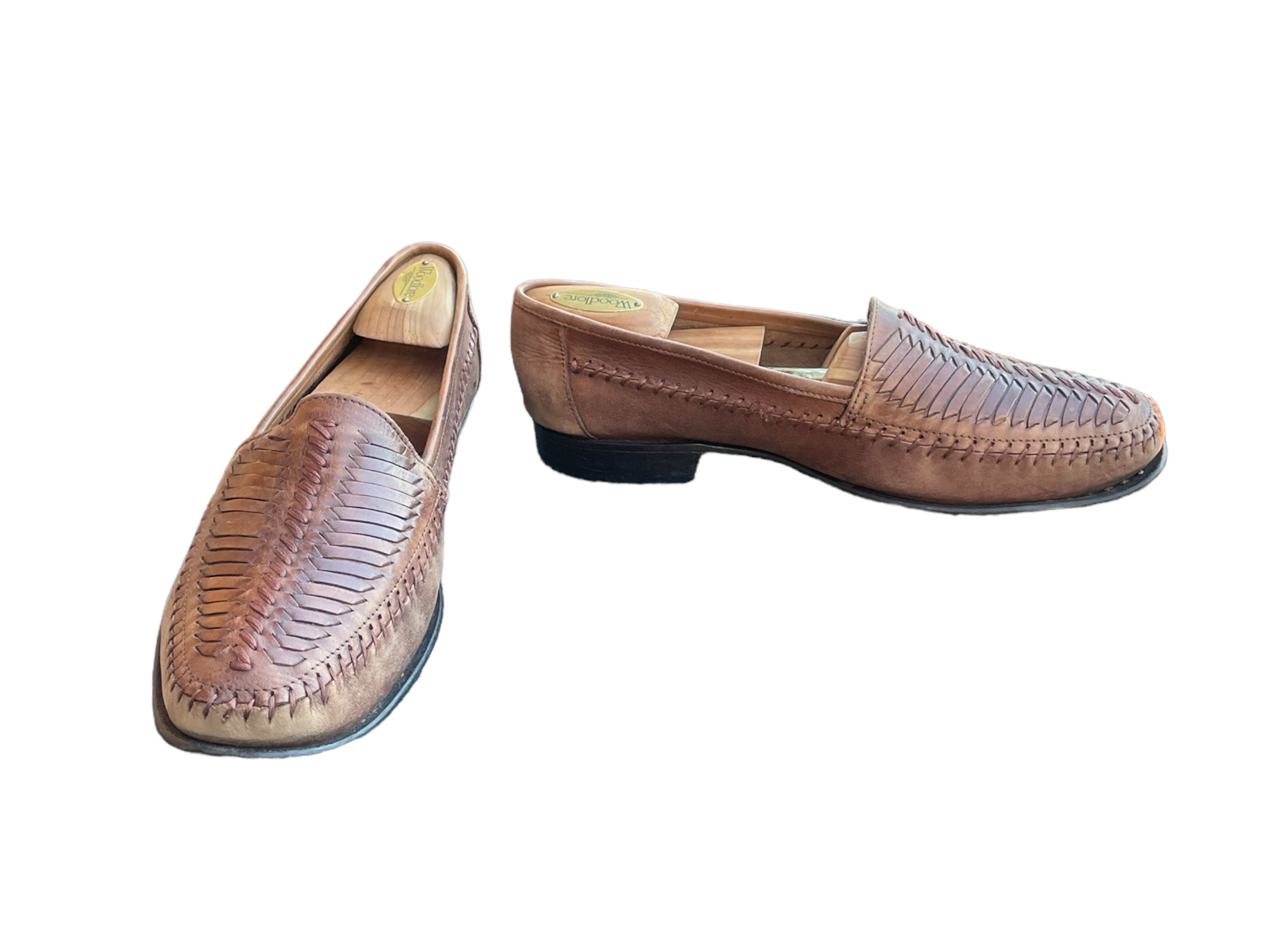 Giorgio Brutini Basket Woven Leather Loafers 10.5 Men main image 2