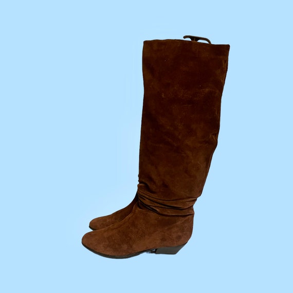 Vintage Boots-Boots-Size-Size 7.5 Boots-Brown Boot