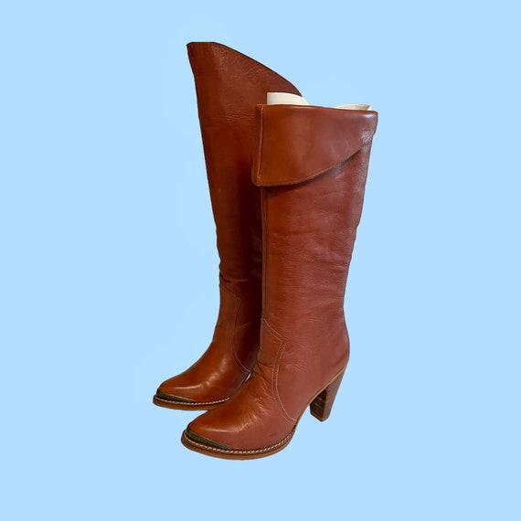 Vintage Boots-Boots Vintage-Size 6.5 Boots-Knee H… - image 4
