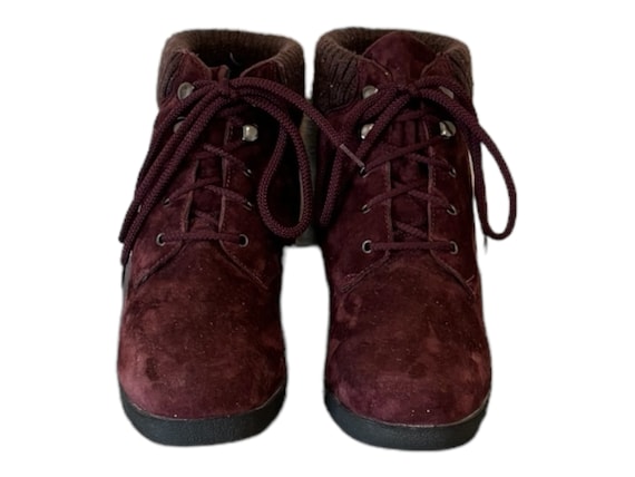 Vintage Boots-Purple Boots-Ankle Boots-US Women S… - image 4