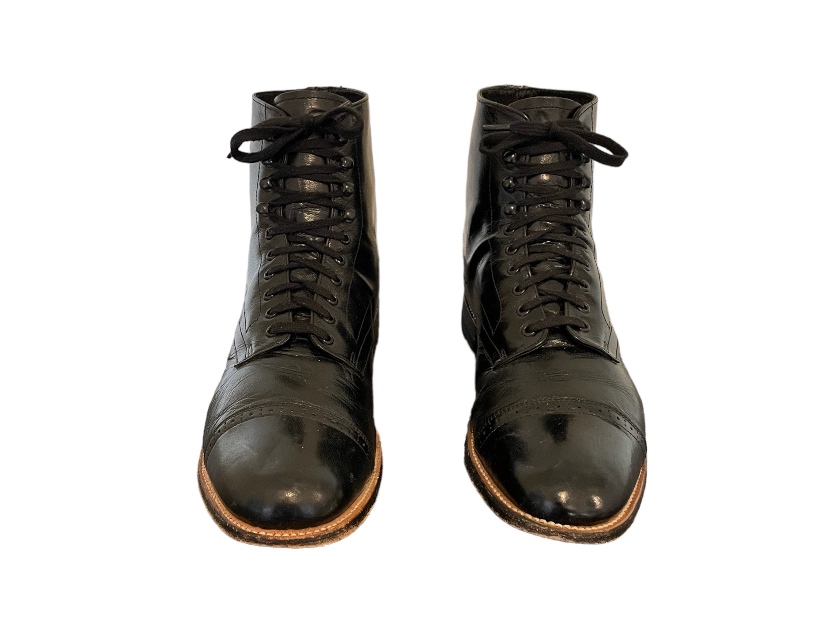 Vintage 1980\'s Leather Stacie Adams Ankle Boot Men\'s 1980s Vintage Stacy Adams Leather Ankle Boots - US Men main image 3