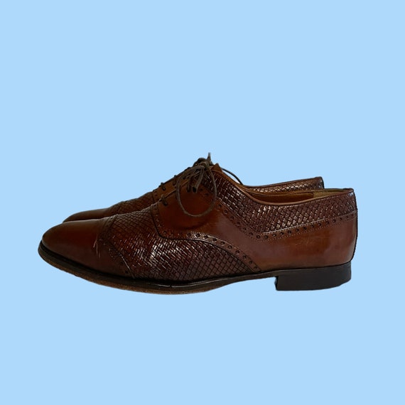 Shoes Vintage-80s Shoes-men Shoes-size 8.5 Shoes-shoes-wingtip