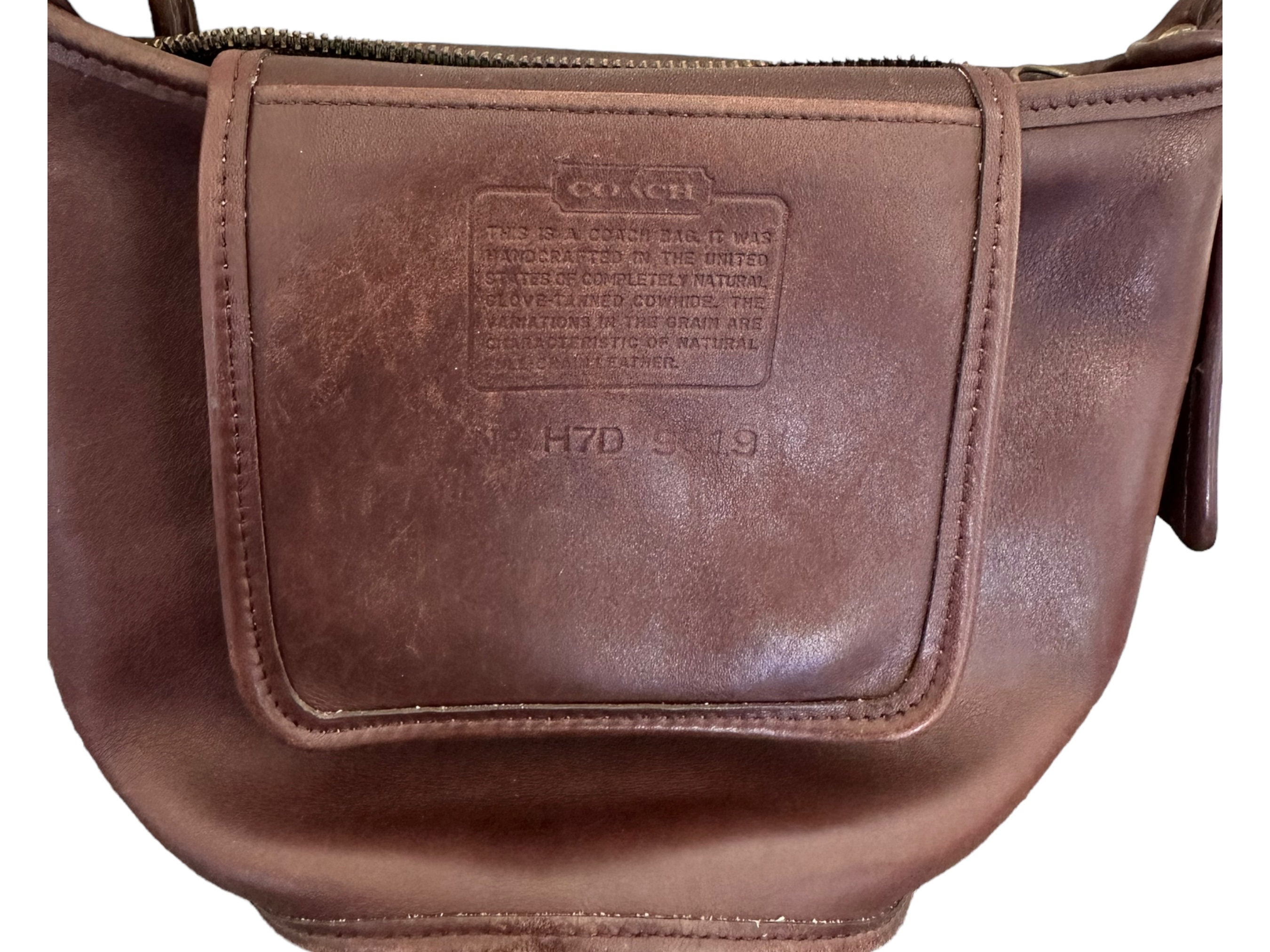 Very Rare-vintage Coach Bag-maggie Duffle Bag-1990s-brown Coach