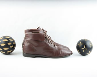 Size 8 Boots-Vintage Women's Boots-1990's Ankle Boots