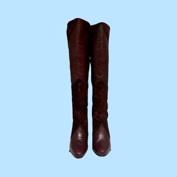 Vintage Boots-Boots Vintage-Size 6 Boots-Purple B… - image 5