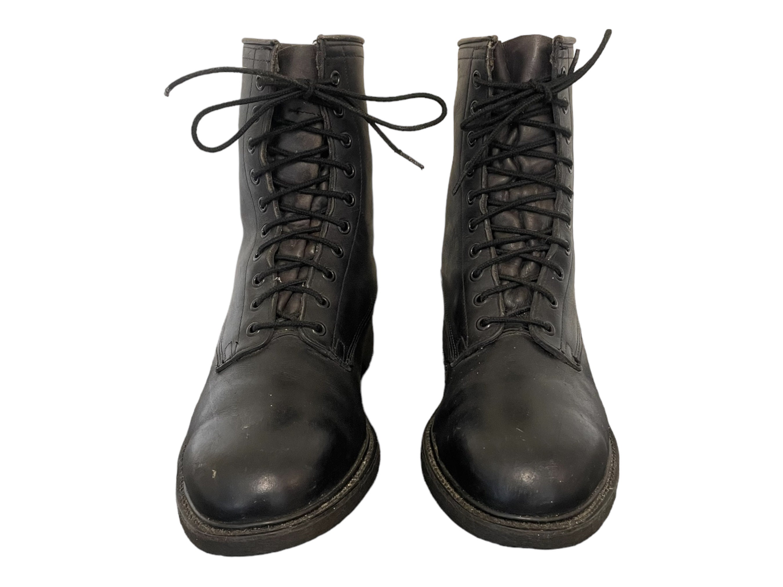 Vintage 1991 black combat leather boots Men’s 6.5 women’s 8 Vintage Black Leather Combat Boots - US Women main image 3