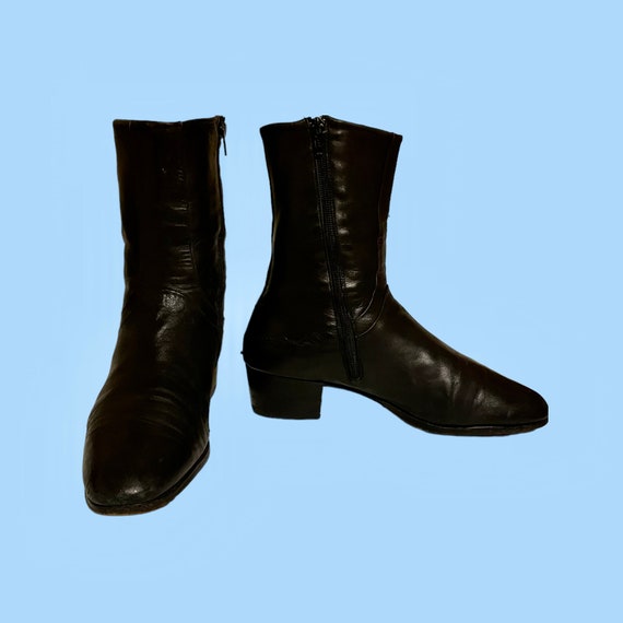Vintage Boots-Boots Vintage-Men Boots-Size 9.5 Bo… - image 4