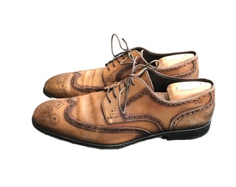 Hugo Boss Mens Wingtips Dress Shoes Loafer Oxford Ankle  display picture 2