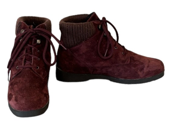 Vintage Boots-Purple Boots-Ankle Boots-US Women S… - image 5