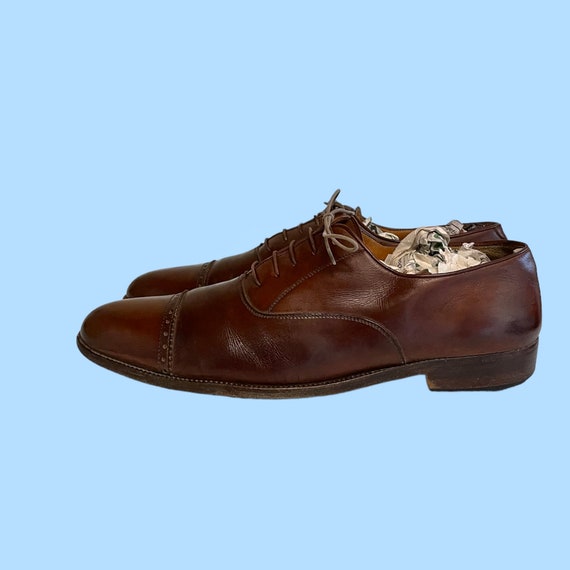 vintage shoes-shoes vintage-size 12 shoes-men sho… - image 2