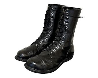 Vintage 1990s Ranger Firefighter Boots Size 10 W Black 