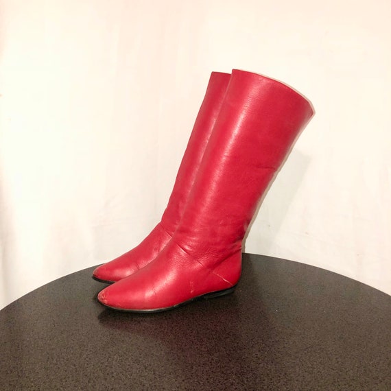 womens flat pirate boots
