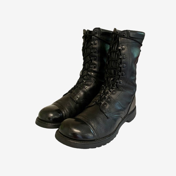 Vintage Boots-Boots-Size 10.5 Boots-Black Boots-Ju