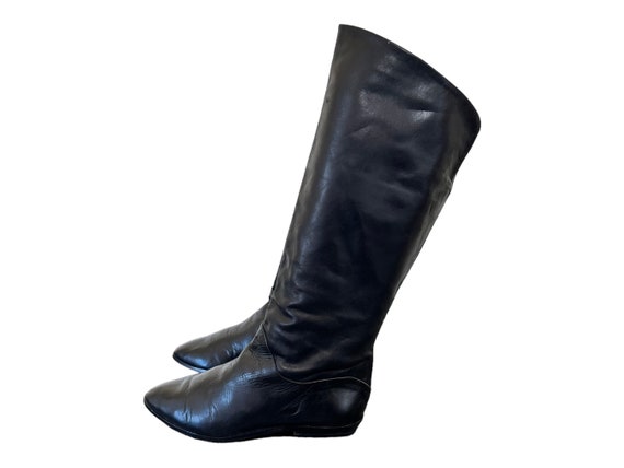 Vintage Boots-Black Boots-US Women Size 7.5-Bando… - image 7