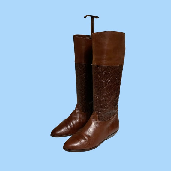 Size 7 and half Boots-Vintage-Vintage Boots-Women… - image 2