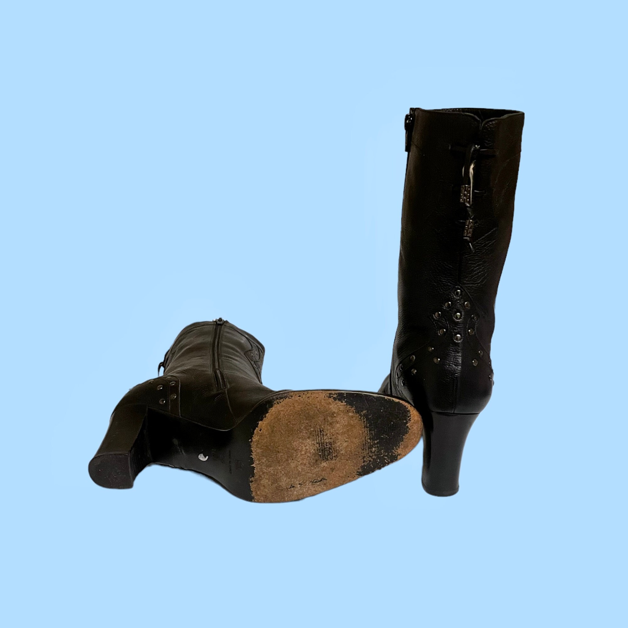 靴 vintage boots made in italy Vintage Boots-boots Vintage-size 11 Boots-women Boots-italian Made