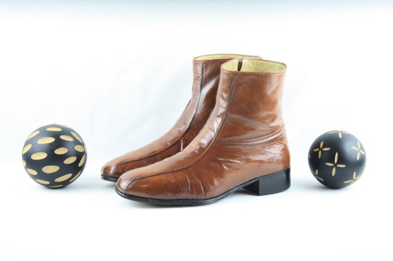Size 8.5 Men's Boots-Vintage Men's Boots-1990's Z… - image 4