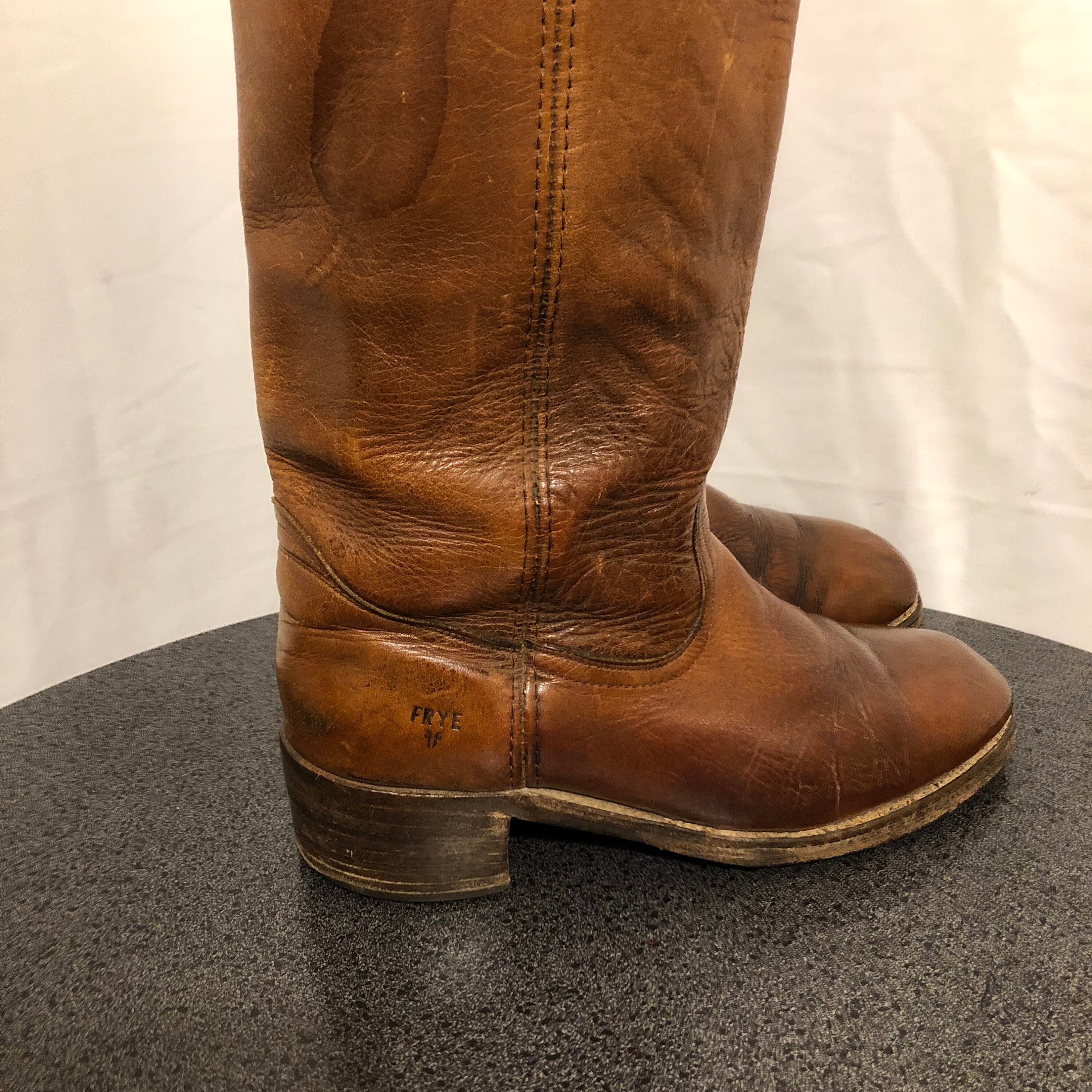 Sz 10.5 Frye Vintage Tall Brown Genuine Leather 1970s Men Pull | Etsy