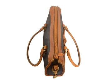 DOONEY&BOURKE 本革　ショルダーバッグ ヴィンテージ ドゥーニー＆バーク レザーショルダーバッグ：ネイビー