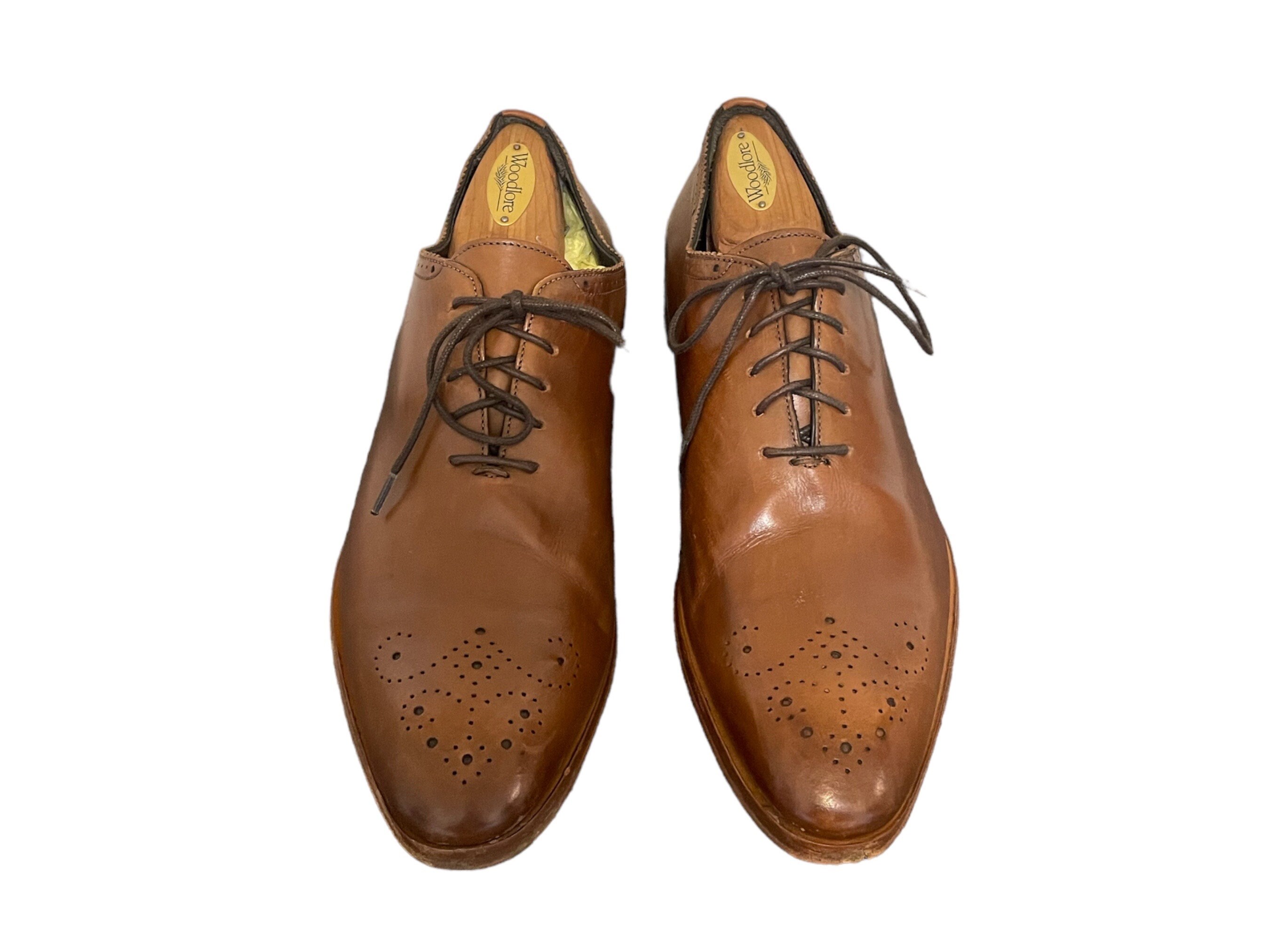 Cable & Co. Leather Brown Leather Oxford Shoes (Made in Italy) 10.5D Men main image 3