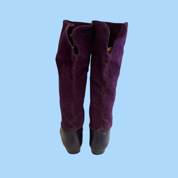 Vintage Boots-Boots-Size 5.5 Boots-Purple Boots-W… - image 6