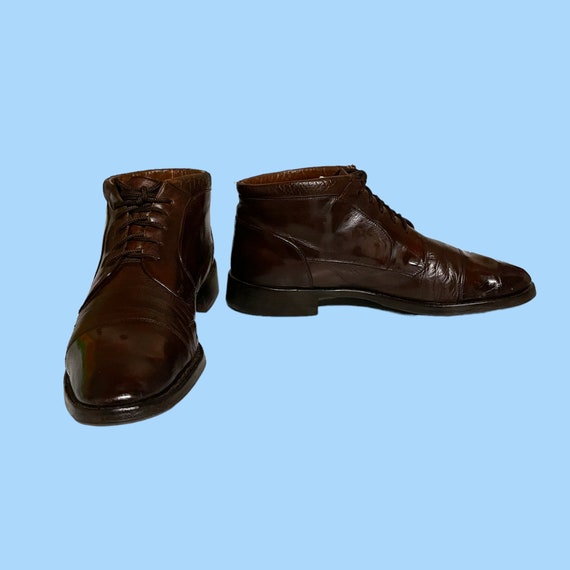 vintage boots-boots vintage-size 11.5 boots-men b… - image 4