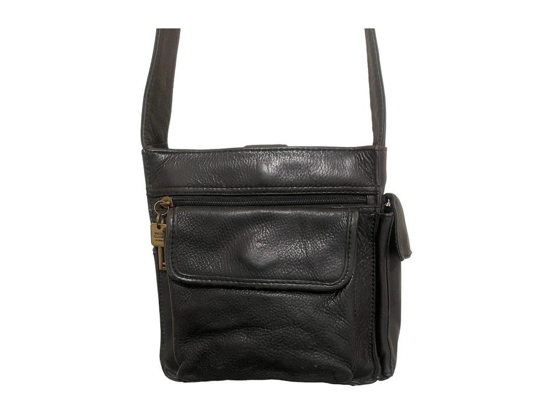 Fossil nylon newest messenger black bag