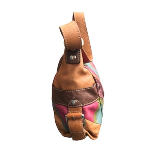 Segater Women's Genuine Leather Handbag - Multi-Color Snake Pattern 3D Spliced Crossbody/Shoulder Bag - View #2