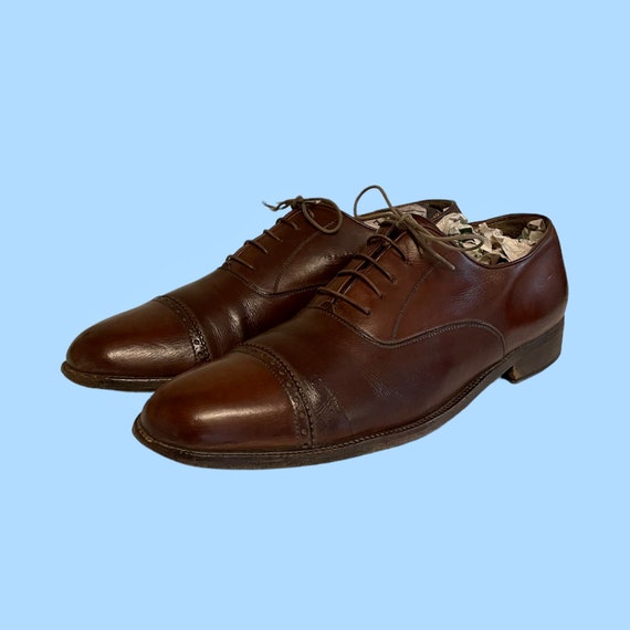 vintage shoes-shoes vintage-size 12 shoes-men sho… - image 4