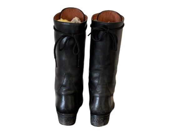 Vintage Boots-Black Boots-Lace Up Boots-US Women … - image 8