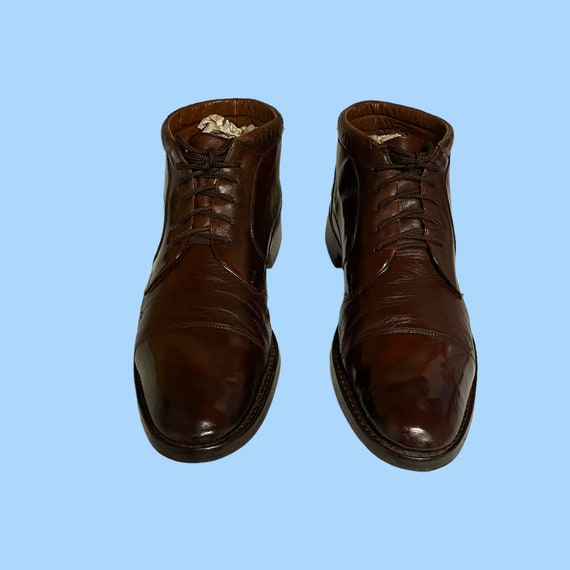 vintage boots-boots vintage-size 11.5 boots-men b… - image 3