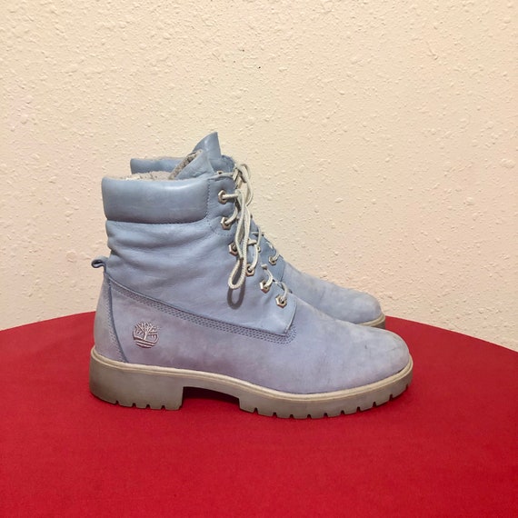 sky blue timberland boots