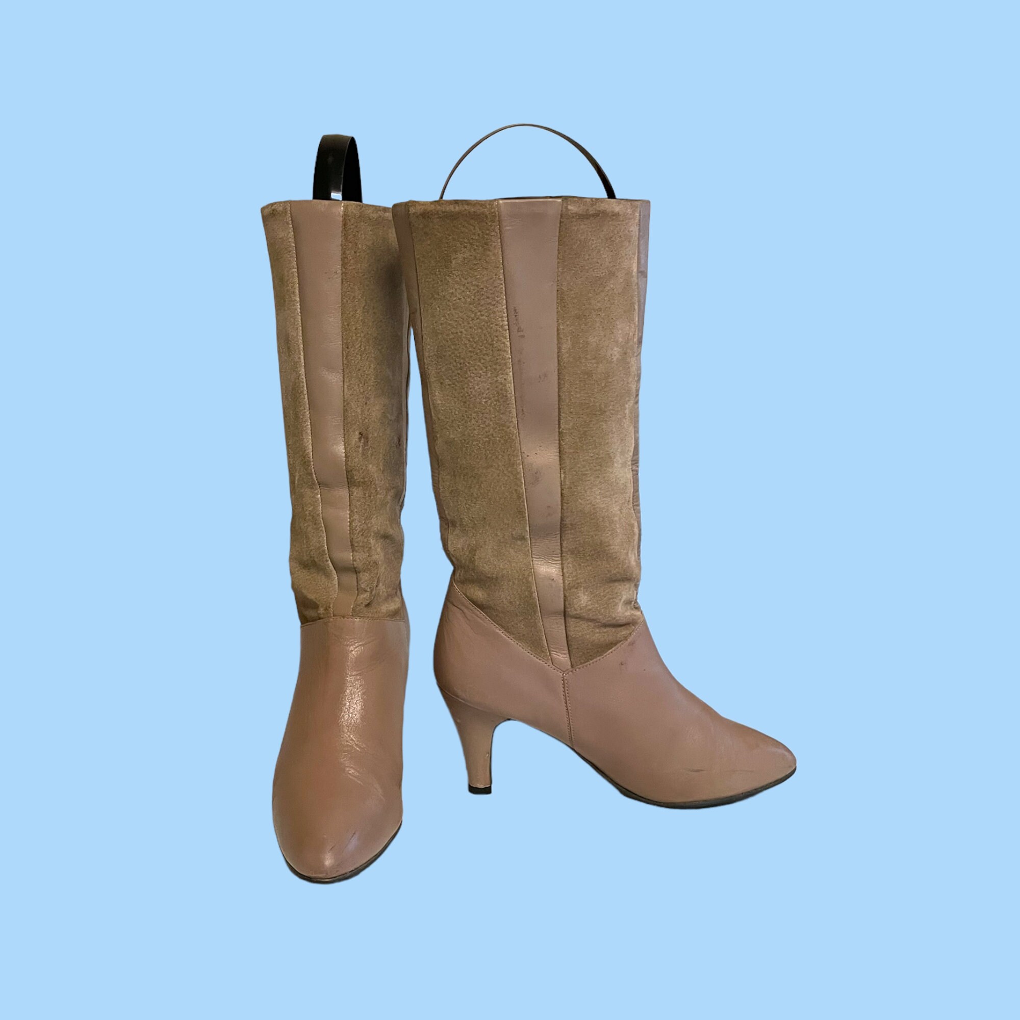 Taupe Boots - Etsy