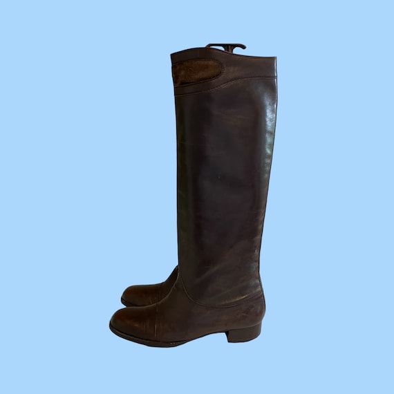 Vintage Boots-Boots-Size 8.5 Boots-Brown Boots-Ta… - image 3