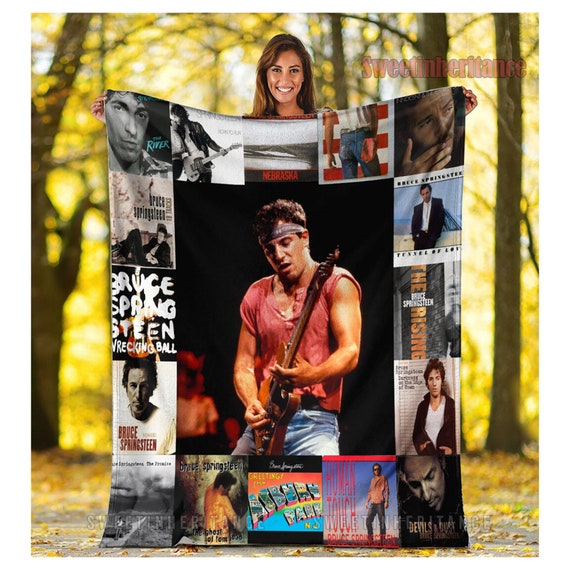 Bruce Springsteen Album Cover Fleece Blanket Quilt Blanket Etsy
