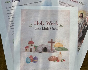 Orthodox Holy Week Activities for Kids | Printable Lessons, Crafts (PDF Download)