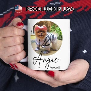 Custom Pet Mug, Custom Pet Art, Gift Idea for Dog Lovers, Dog Mom, Veterinarian gift, Pet Memorial, Dog Owner for Mugs - 11 Oz, 15 Oz.