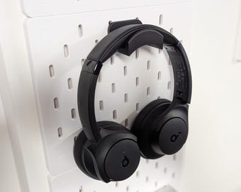IKEA Skådis Headphone Holder | 3D Printed Pegboard Headset Mount, Desk Organizer