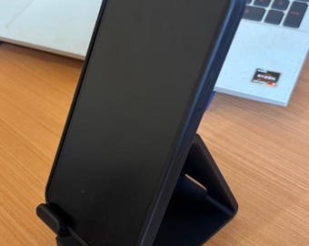Minimalist Phone Stand | 3D Printed PLA Desk Stand | Adjustable Viewing Angle Holder