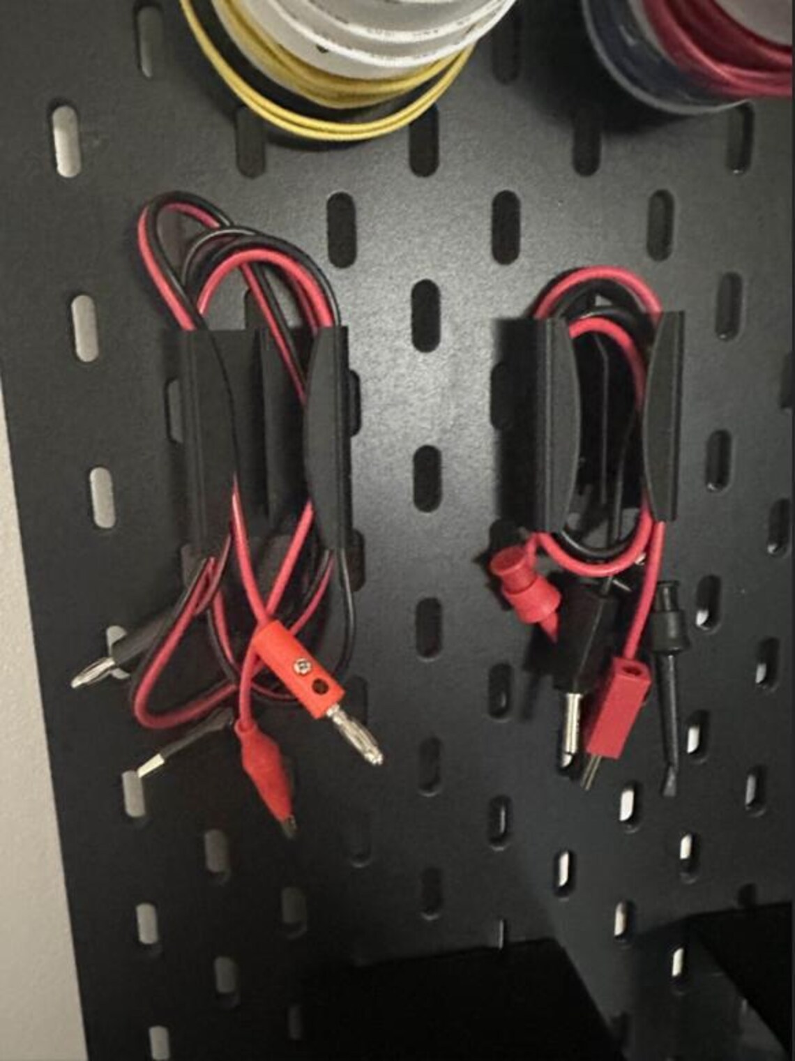 Pegboard Cable Holder – 3D Printed Cable Organizer for Clean Desk ...