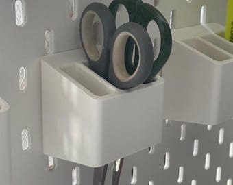 Pegboard Scissors Holder – 3D Printed Tool Organizer for Craft & Workspace Storage