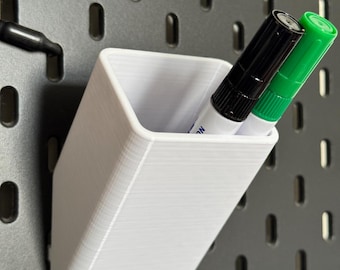 Tilted Storage Bin for IKEA Skådis Pegboard | 3D Printed Organizer