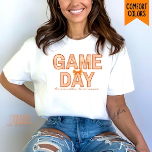 Tennessee Football Shirt | Tennessee Orange Shirt | Knoxville Game Day Sweatshirt | Vintage Tee | Knoxville Game Day Shirt | Game Day Vibes