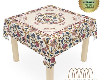 Cute Print Mahjong Mat Tablecloth | Unique Table Cover | Perfect For Mahjong Enthusiasts And Teams | Mahjong Rules | Game Night | Club Mahj
