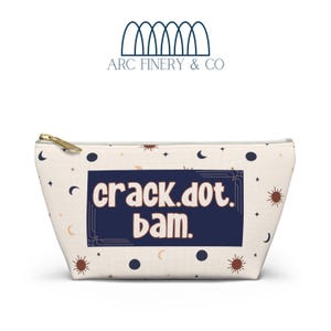 Zodiac Inspired Mahjong Tile Bag | American Mahjong | Mahjong Tile Pouch | Party | Mahjong Game Bag | Game Tile Bag | Mahj Bag | Celestial
