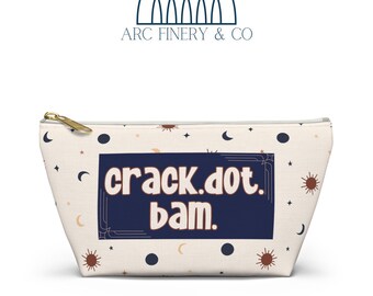 Zodiac Inspired Mahjong Tile Bag | American Mahjong | Mahjong Tile Pouch | Party | Mahjong Game Bag | Game Tile Bag | Mahj Bag | Celestial