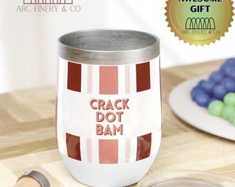 Rosa Streifen Mahjong Weinbecher | Mahjong Geschenk | Mahjong Zubehör | Mahjong-Tisch | Tasse nach Maß | Amerikanisches Mahjong | Spiel