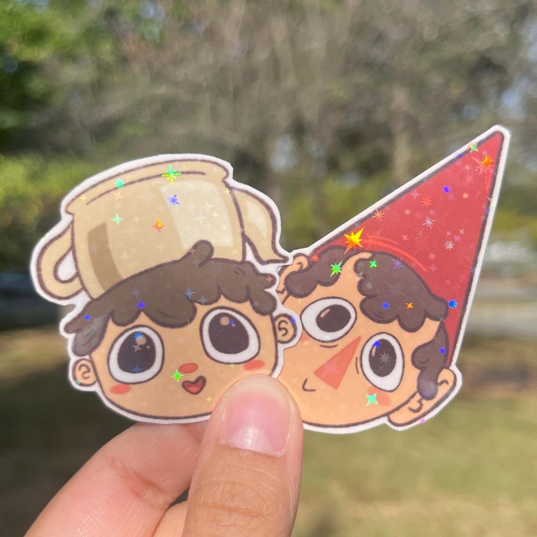 Greg Sticker Over the Garden Wall Greg & Wirt Handmade Stickers - Etsy
