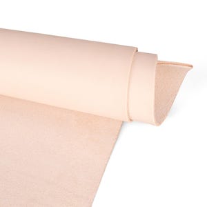 Láminas de cuero curtido vegetal para manualidades: precortadas de 15 x 15 cm a 30 x 60 cm, piel de vacuno plena flor, 2 mm de grosor, para bricolaje, tallado, teñido y estampado.