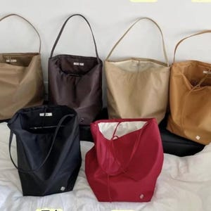 Vintage Park Tote Große Nylon Tragetasche Schultertasche Inspiriert